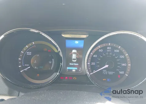 2013 Hyundai Sonata Hybrid Limited из США, поврежденный, VIN KMHEC4A42DA100683